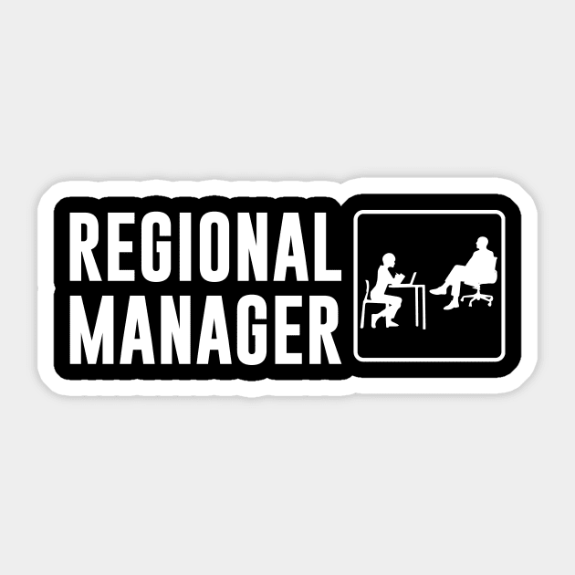 Regional Manager Sticker by newledesigns